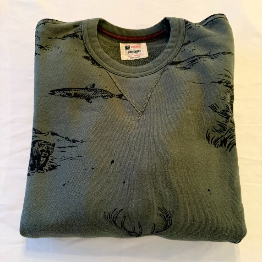 Todd Snyder X Champion National Park Scene Sweatshirt
